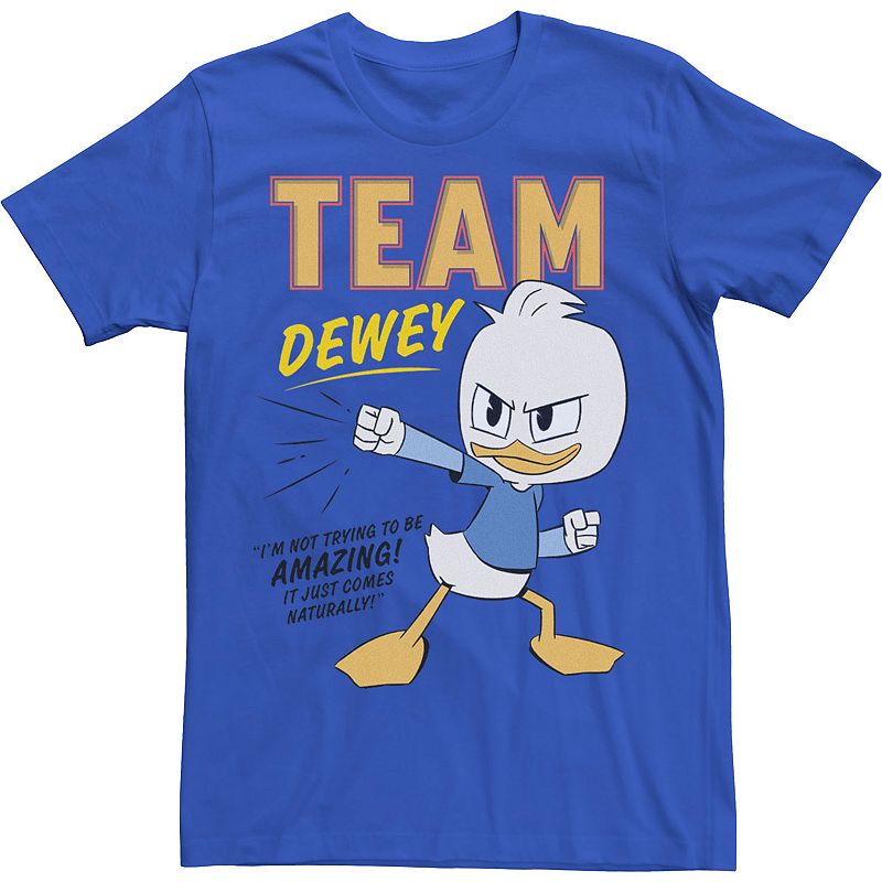 Disney's DuckTales Team Dewey It Just Comes Naturally Men's Tee, 