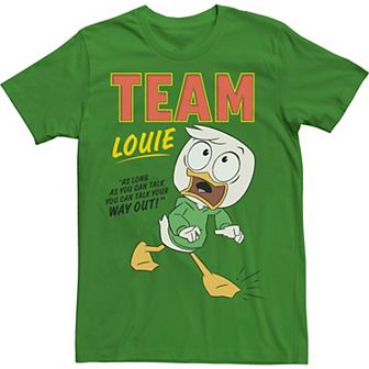 Disney's DuckTales Men's Team Louie You Can Talk Your Way Out Tee