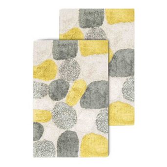 Chesapeake Pebbles 2-pack Safari Bath Rug Set