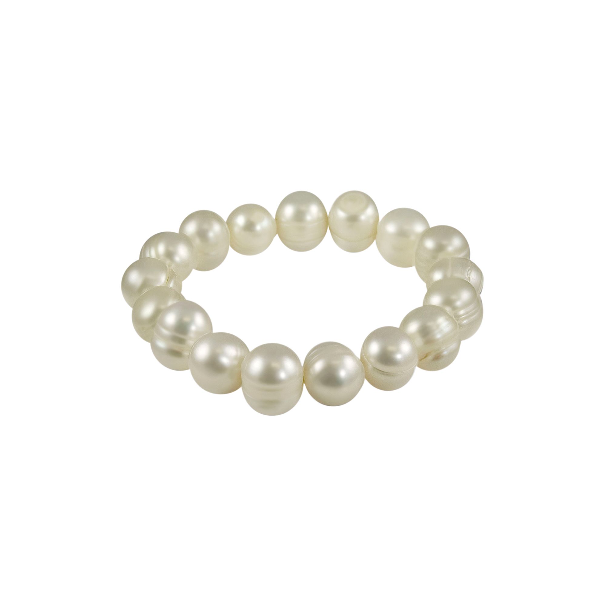 Freshwater Cultured Pearl Stretch Bracelet, Womens, White Freshwater White