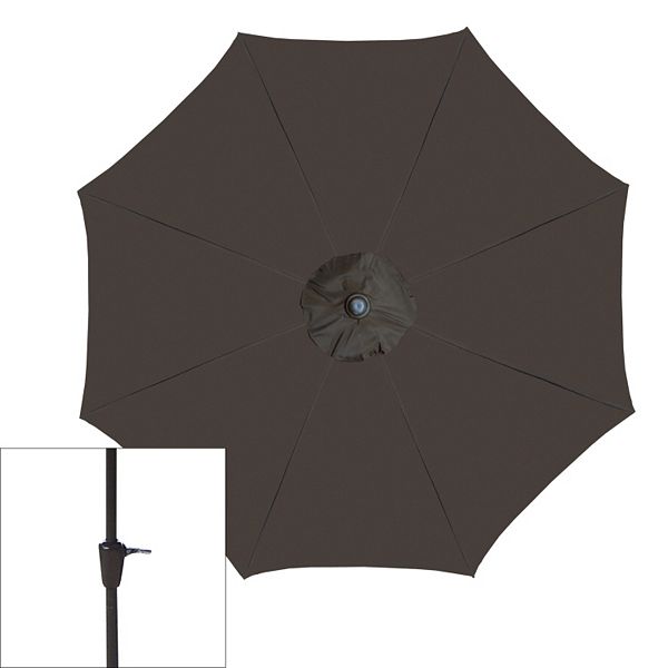 Oakland Living Crank Tilt Sling Patio Umbrella