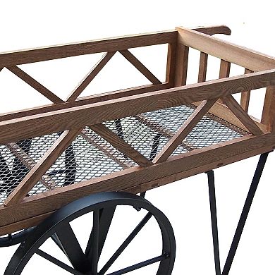 Oakland Living Garden Flower Wagon - Outdoor