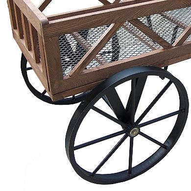 Oakland Living Garden Flower Wagon - Outdoor