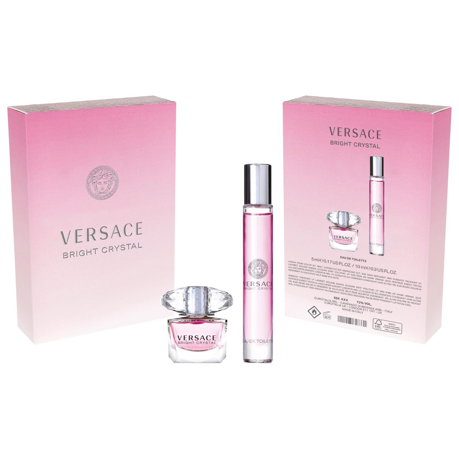 4x Versace outlet mini perfume