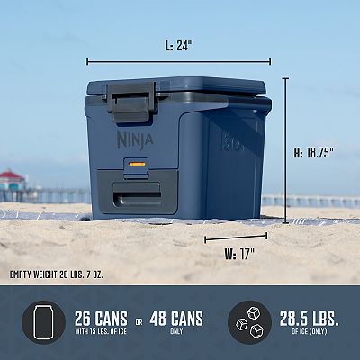 Ninja FrostVault 30-qt. Hard Cooler with Dry Zone (FB131WH)