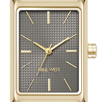 NINE WEST Brushed Gold Watch with Faux Diamonds Nine West Women main image 3