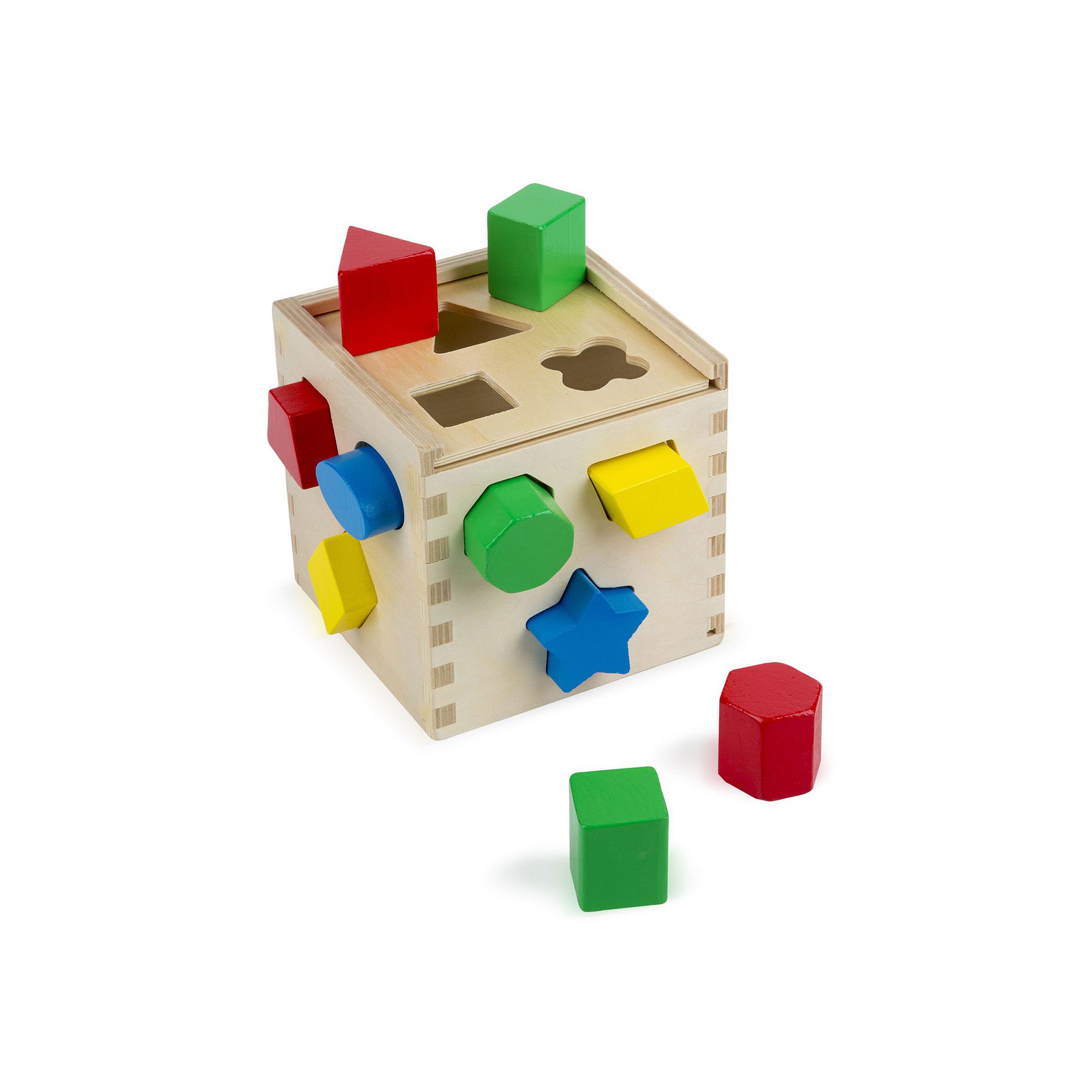 Melissa & Doug Shape Sorting Cube, Multicolor