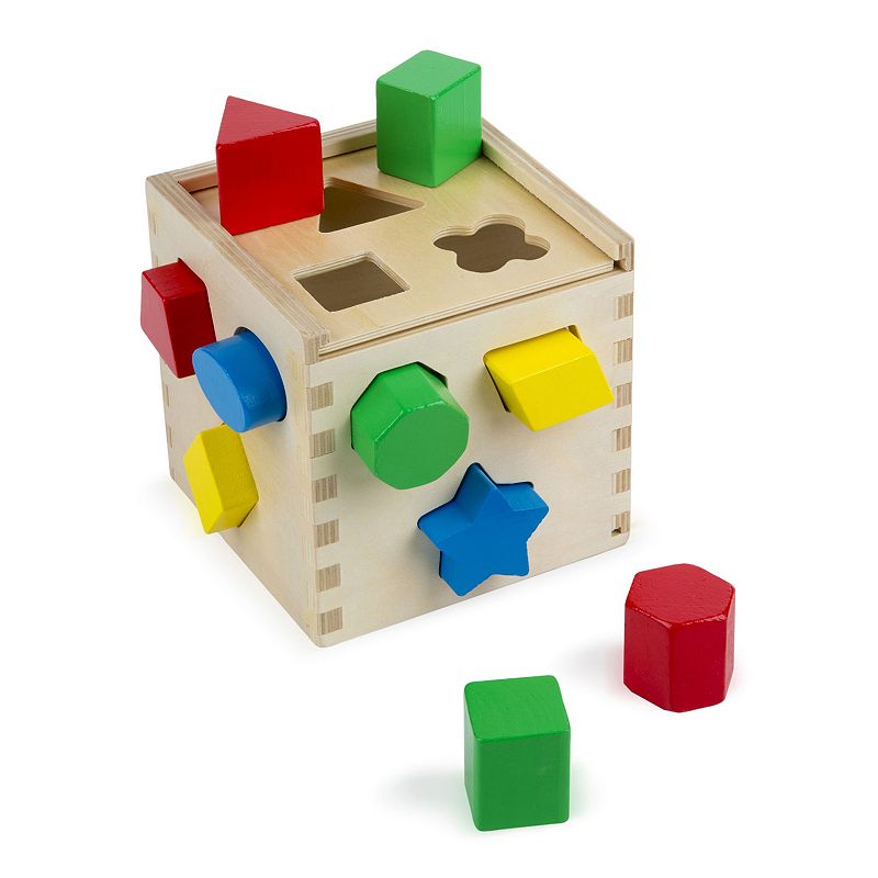 Melissa & Doug Shape Sorting Cube, Multicolor