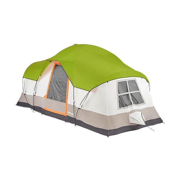 Set of 2 BLUE DOME CAMPING TENTS 7x5' Two Man 2 Person NAVY ORANGE Sealed Floor 