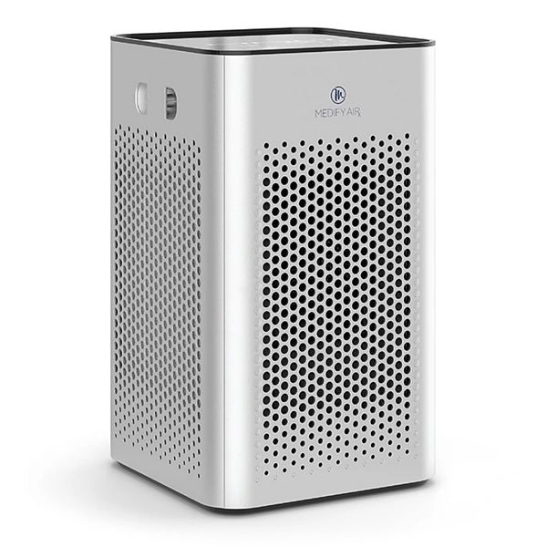 Medify Air MA-25 500 Sq Ft Compact Air Purifier with True HEPA Filter, Silver - Silver