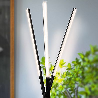 Brightech Stix Modern Home 60" Tall Standing LED Light Tripod Floor Lamp, Black