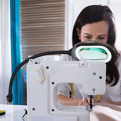 Brightech Lightview Pro Led 3-in-1 Magnifier Floor Or Desk Lamp (1.75x) 3 Diopter