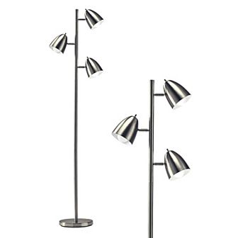 Brightech Jacob 64" Led Tree Floor Lamp With 3 Rotating Adjustable Heads
