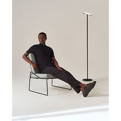 Brightech Sky 63" Super Bright Led Torchiere Modern Floor Lamp With Adjustable Head