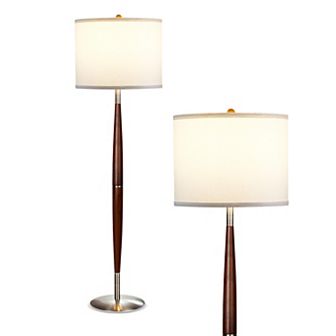 Brightech Lucas 61" Led Standing Floor Lamp With Drum Shade