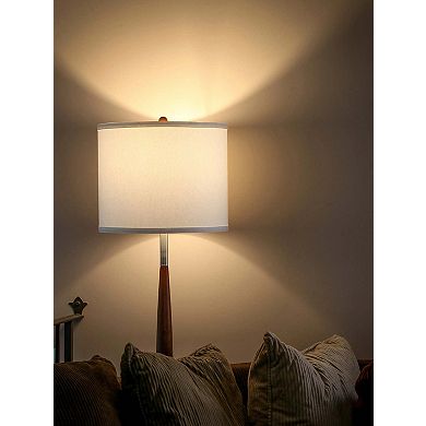 Brightech Lucas 61" Led Standing Floor Lamp With Drum Shade