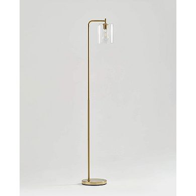 Brightech Elizabeth 66" Led Contemporary Floor Lamp With Glass Shade
