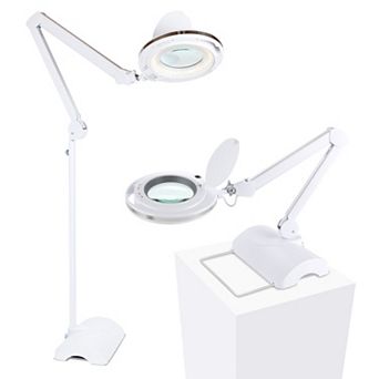 Brightech Lightview Pro 2-in-1 45.5 in Led Interchangeable Table & Floor Lamp