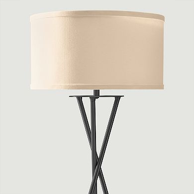 Brightech Jaxon 60" Led Contempoary Tripod Floor Lamp With Drum Shade