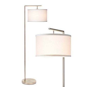 Brightech Montage Modern 60" Led Arc Floor Lamp With Drum Shade