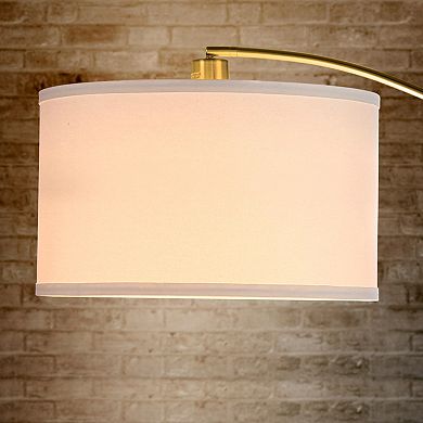 Brightech Logan 76" Led Contemporary Arc Floor Lamp With Marble Base
