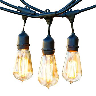 Brightech Ambience Pro 48 Ft. Incandescent Indoor/outdoor Weatherproof 40 watt String Lights