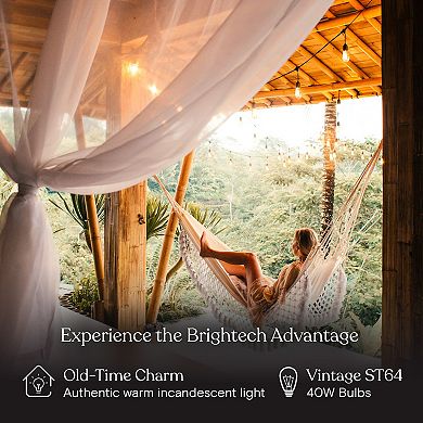 Brightech Ambience Pro 48 Ft. Incandescent Indoor/outdoor Weatherproof 40-watt String Lights