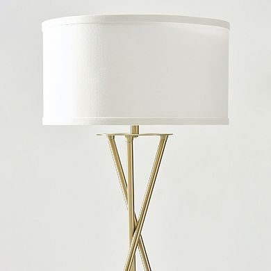 Brightech Jaxon 60" Led Contempoary Tripod Floor Lamp With Drum Shade