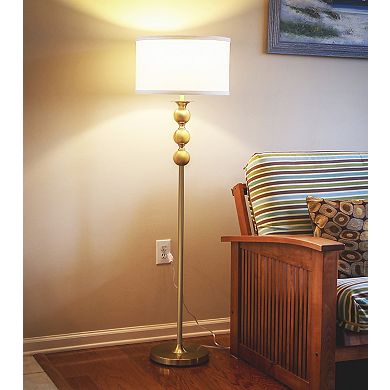 Brightech Riley 60" Led Floor Lamp With Drum Shade