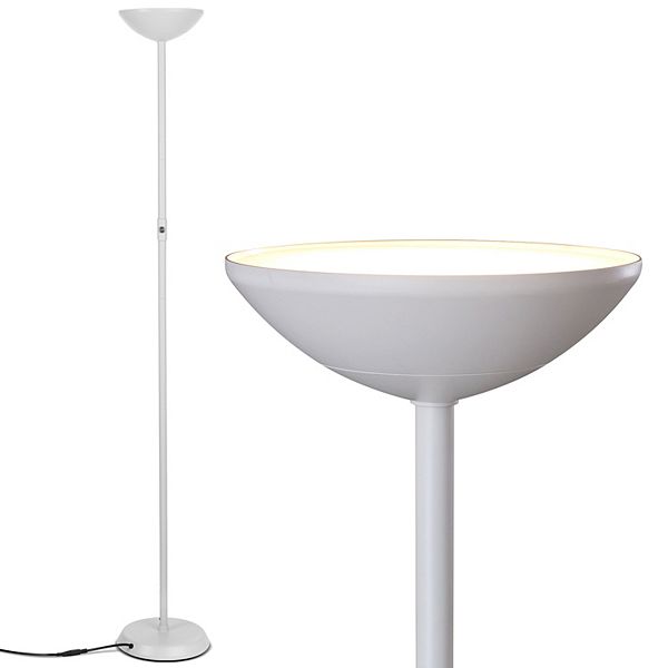 Brightech Skylite Led High Lumen, Torchiere Floor Lamp With Built In Motion Lavalier