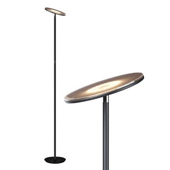Brightech Sky 63" Super Bright Led Torchiere Modern Floor Lamp With Adjustable Head