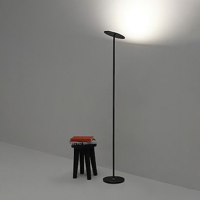 Brightech Sky LED Torchiere Super Bright Standing Touch Sensor Floor Lamp, Black
