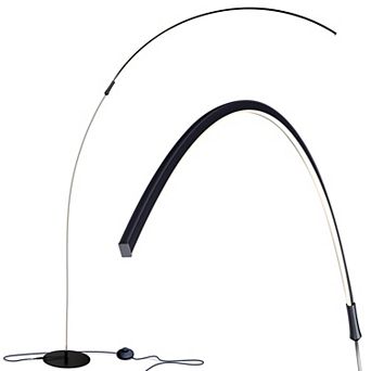 Brightech Sparq Dimmable Led Modern Arc Floor Lamp