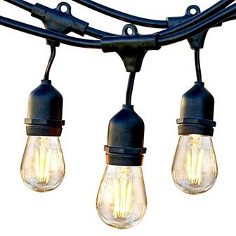 Brightech Ambience Pro 24 Ft. Outdoor LED Weatherproof 2 watt String Lights With Soft White Hue