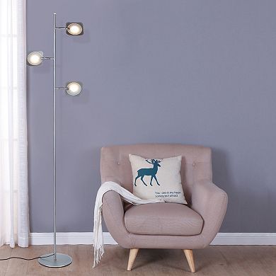 Brightech Tree 60" Modern Led Floor Lamp With Adjustable Heads
