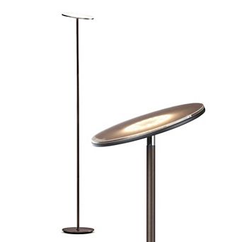 Brightech Sky 63" Super Bright Led Torchiere Modern Floor Lamp With Adjustable Head