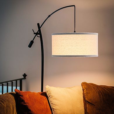 Brightech Grayson 84" Led Arc Floor Lamp With Adjustable Arm