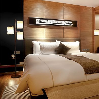 Brightech Liam 74" Led Tree Floor Lamp With 3 Lantern Shades