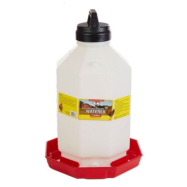 Little Giant PPF7 7 Gallon Capacity Automatic Poultry Waterer for