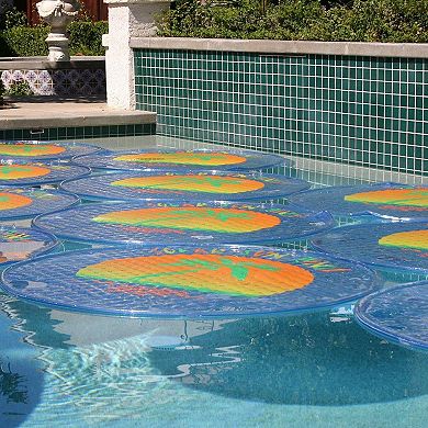 Solar Sun Rings UV Resistant Swimming Pool Spa Heater Circular Solar Cover,  Blue
