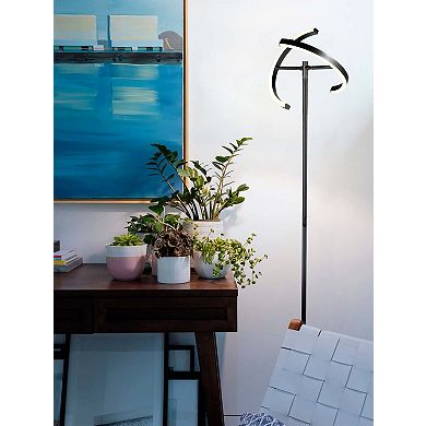 Brightech Halo Split 72" Led Torchiere Floor Lamp With Adjustable Head