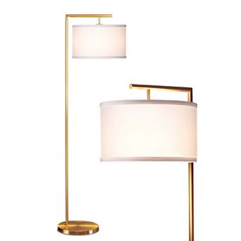 Brightech Montage Modern 60" Led Arc Floor Lamp With Drum Shade