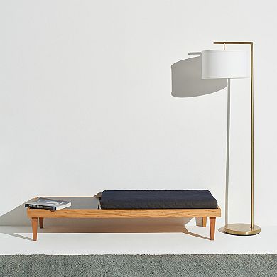 Brightech Montage Modern 60" Led Arc Floor Lamp With Drum Shade