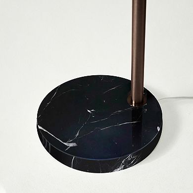Brightech Mason 81" Led Contemporary Arc Floor Lamp With Marble Base