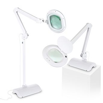 Brightech Lightview Pro Led 2-in-1 Magnifier Floor Or Desk Lamp (2.25x) 5 Diopter