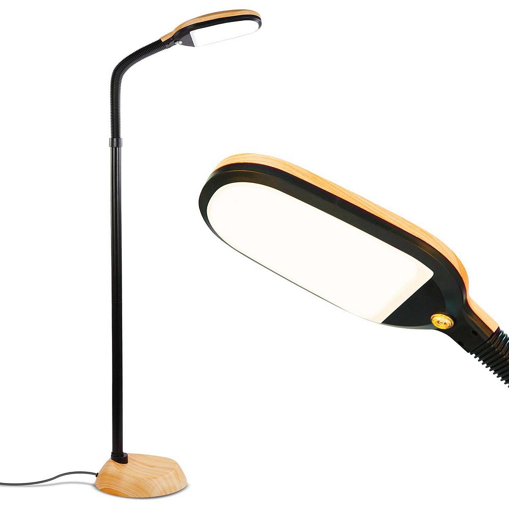 Brightech Litespan 53" Dimmable Led Reading Task Lamp With Height ...