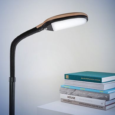 Brightech Litespan 53" Dimmable Led Reading Task Lamp With Height Adjustable Gooseneck Head