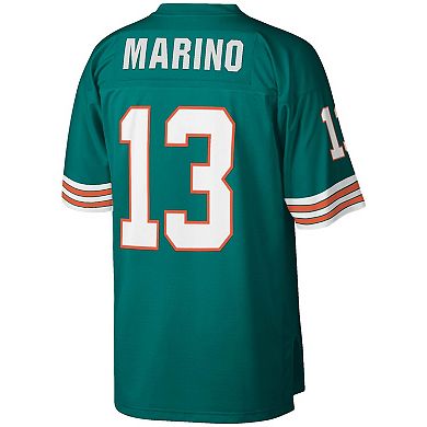 Men's Mitchell & Ness Dan Marino Aqua Miami Dolphins Legacy Replica Jersey