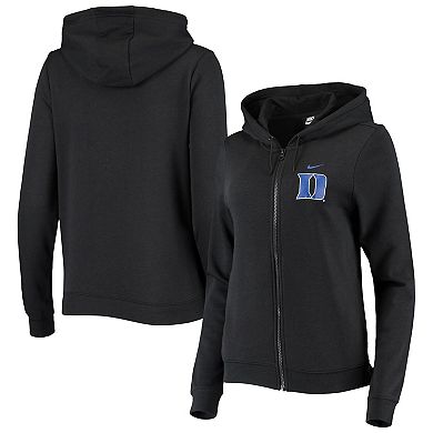 Women's Nike Black Duke Blue Devils Varsity Fleece Full-Zip Hoodie