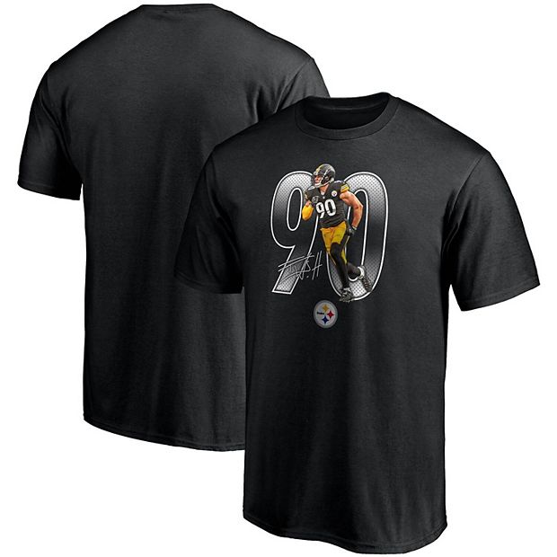 T.J. Watt Pittsburgh Steelers Youth Black Play Action Graphic T-Shirt